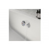 Bath Overflow Filler w/Integrated Valve - Brushed Brass