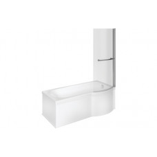 Ora P Shape 1700x850x560mm 0TH Shower Bath Pack (RH)