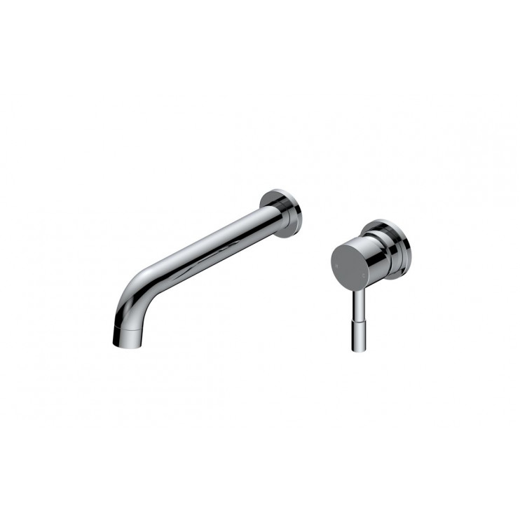 Pescara 220mm Wall Mounted Basin Mixer - Chrome