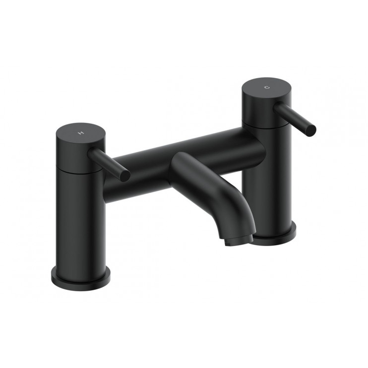 Pescara Bath Filler - Matt Black