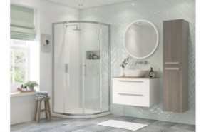 Flex 1000mm 2 Door Quadrant - Chrome Flex 1000mm 2 Door Quadrant - Chrome