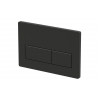 Flushplates DIAC0306 Rectangle Push Button Flushplate - Black