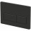 Rectangle Push Button Flushplate - Black