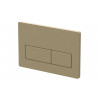 Flushplates DIAC0310 Rectangle Push Button Flushplate - Brushed Brass