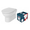 Rimless Back To Wall WC & Soft Close Seat