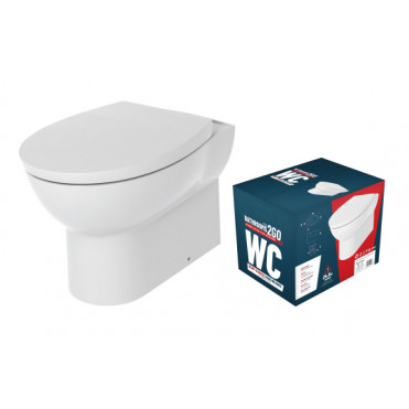 Rimless Back To Wall WC & Soft Close Seat