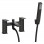 Roda Bath/Shower Mixer & Bracket - Matt Black Bathroom Taps