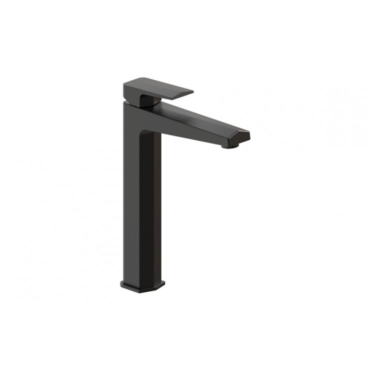 Roda Tall Basin Mixer - Matt Black Bathroom Taps Roda Tall Basin Mixer - Matt Black Bathroom Taps