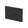 Flushplates DIAC0296 Round Push Button Flushplate - Black