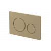 Flushplates DIAC0300 Round Push Button Flushplate - Brushed Brass