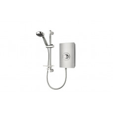 Triton Aspirante 8.5kW Contemporary Electric Shower - Brushed Steel