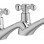 Salton Basin Pillar Taps - Chrome