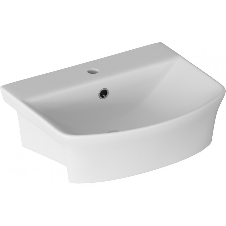 Sandro 500x400mm 1TH Semi Recessed Basin