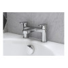 Santo Bath/Shower Mixer & Bracket - Chrome
