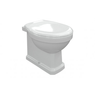 Sherbourne Soft Close Toilet Seat Only - White