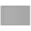 30mm Slate 1400x800mm Rectangular Tray & Waste - Grey