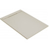 30mm Slate 1600x800mm Rectangular Tray & Waste - Latte