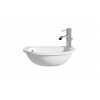 Semi Recessed Basin DIPB1040 Space Saver 490x355mm 1TH Semi Recessed Basin