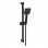 Square Slider Rail Kit & Single Mode Handset - Matt Black