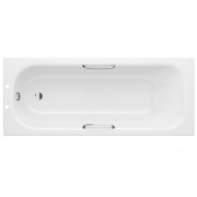Steel Single End 1700x700x500mm 2TH Bath with Grips & Anti-slip Steel Single End 1700x700x500mm 2TH Bath with Grips & Anti-slip