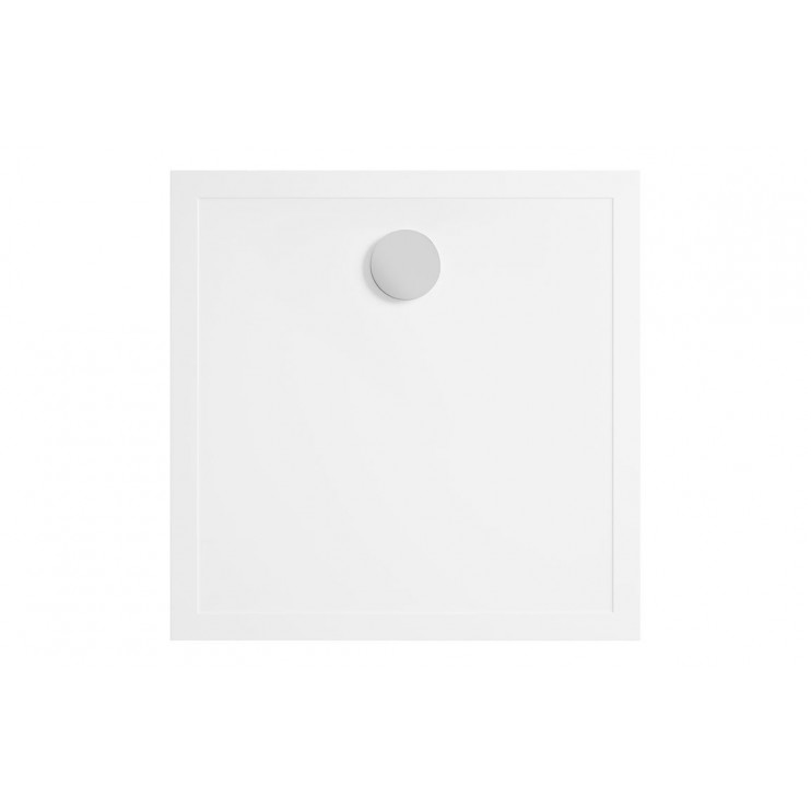 28mm Anti-Slip Ultra-Slim 800mm Square Tray & Waste