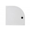 45mm Low Profile 900x760mm Offset Quadrant Tray & Waste (RH) - White 45mm Low Profile 900x760mm Offset Quadrant Tray & Waste (RH) - White
