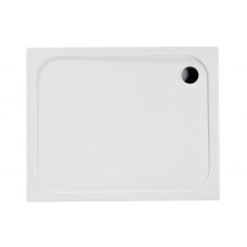 45mm Low Profile 1000x700mm Rectangular Tray & Waste - White