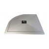 25mm Ultra-Slim 1000mm x 800mm Offset Quadrant Tray & Waste (LH)