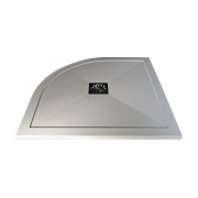 25mm Ultra-Slim 1000mm x 800mm Offset Quadrant Tray & Waste (LH)