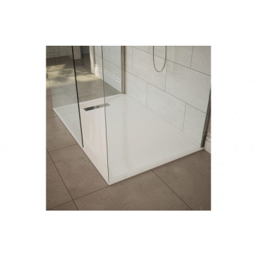 25mm Linear 1000x900mm Slim Rectangular Tray & Waste