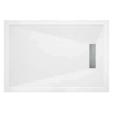 25mm Linear 1000x800mm Slim Rectangular Tray & Waste