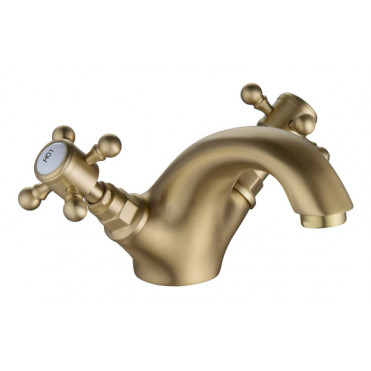 Tadlow Basin Mixer & Pop Up Waste - Brushed Brass Tadlow Basin Mixer & Pop Up Waste - Brushed Brass