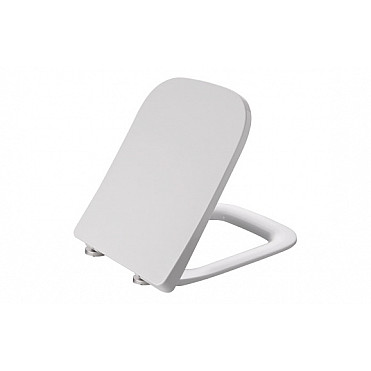 Tilia Square Soft Close Toilet Seat (Slim Depth) - White