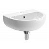 Tuscany 450x380mm 1TH Cloakroom Basin & Chrome Bottle Trap