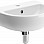 Tuscany 450x380mm 1TH Cloakroom Basin & Chrome Bottle Trap