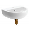 Tuscany 450x400mm 1TH Cloakroom Basin & Brushed Bronze Bottle Trap