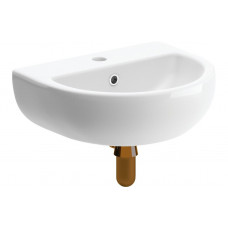 Tuscany 450x400mm 1TH Cloakroom Basin & Brushed Bronze Bottle Trap