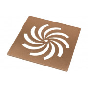 Ultra-Slim Tray Waste Cover - Brushed Bronze