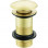 Unslotted Mushroom Basin Waste (1 1/4") - Brushed Brass