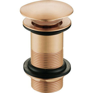 Unslotted Mushroom Basin Waste (1 1/4") - Brushed Bronze Unslotted Mushroom Basin Waste (1 1/4) - Brushed Bronze