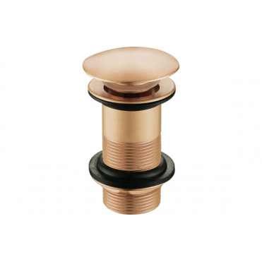 Unslotted Mushroom Basin Waste (1 1/4") - Brushed Bronze Unslotted Mushroom Basin Waste (1 1/4") - Brushed Bronze