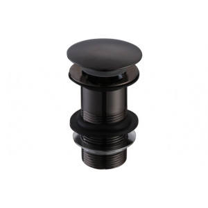 Unslotted Mushroom Basin Waste (1 1/4") - Matt Black Unslotted Mushroom Basin Waste (1 1/4") - Matt Black