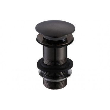 Unslotted Mushroom Basin Waste (1 1/4") - Matt Black Unslotted Mushroom Basin Waste (1 1/4") - Matt Black