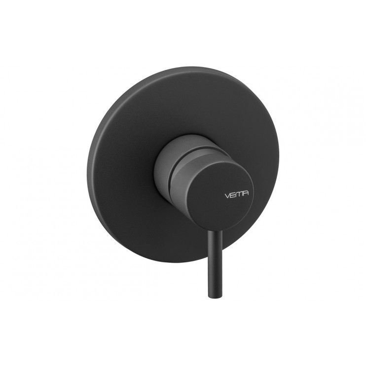 Vema Maira Black Concealed Single Outlet Shower Mixer Vema Maira Black Concealed Single Outlet Shower Mixer