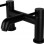 Vema Maira Deck Mounted Bath Filler - Matt Black