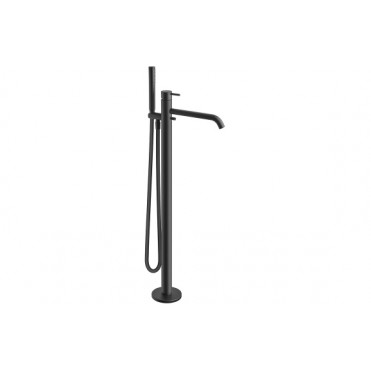 Vema Maira Floor Standing Bath Filler - Matt Black