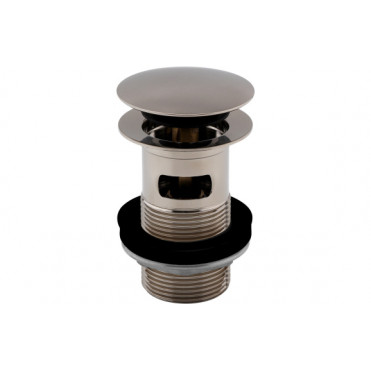 Vema Slotted Push Button Waste - Stainless Steel Vema Slotted Push Button Waste - Stainless Steel
