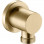 Wall Outlet Elbow - Brushed Brass