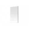 800x1400mm Square Bath Screen (6mm) - Chrome