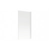 800x1400mm Square Bath Screen (6mm) - Chrome